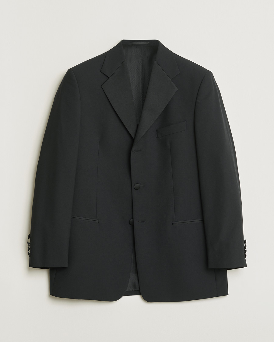 Herr | Pre-owned Kavajer | Pre-owned | Oscar Jacobson Vintage Tuxedo Blazer Black 50