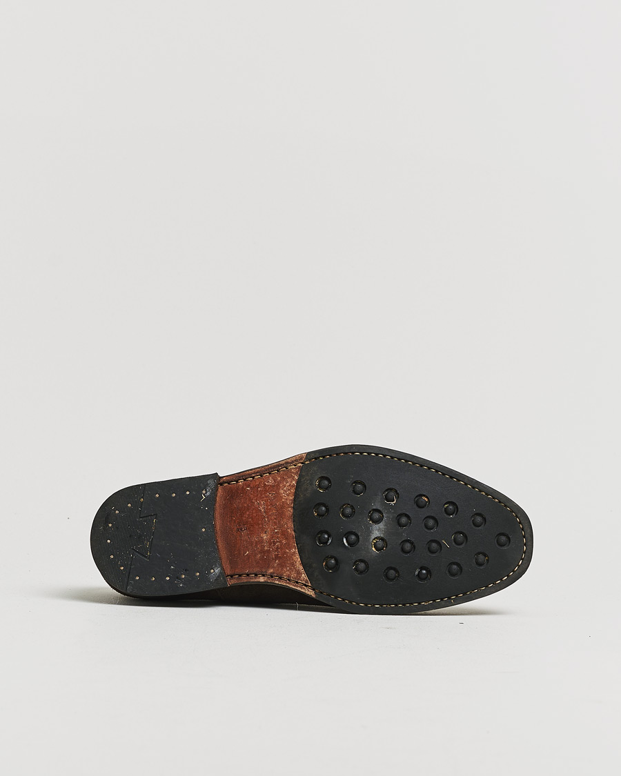 Herr | Pre-owned Randsydda skor | Pre-owned | Myrqvist Äppelviken Oxford Dark Brown Suede UK6 - EU40