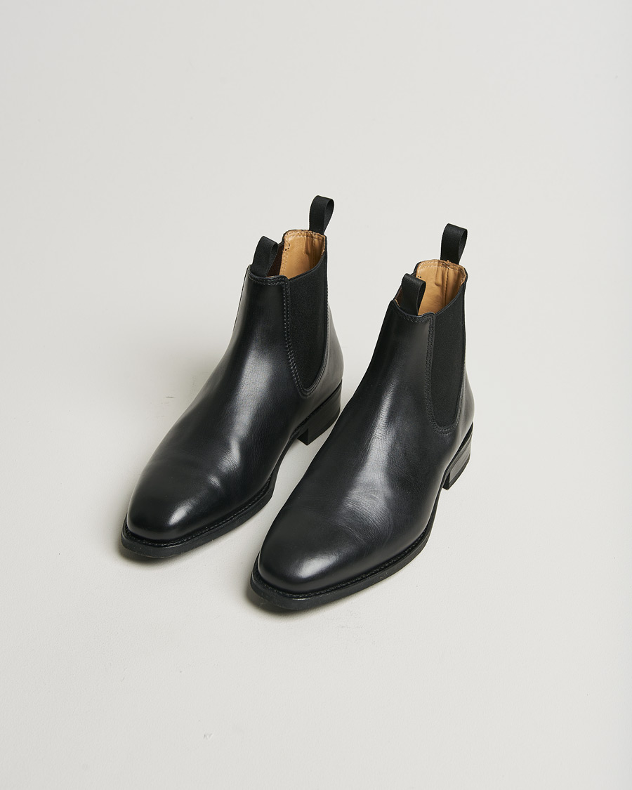 Herr | Myrqvist Granhult Chelsea Boot Black Calf | Pre-owned | Myrqvist Granhult Chelsea Boot Black Calf
