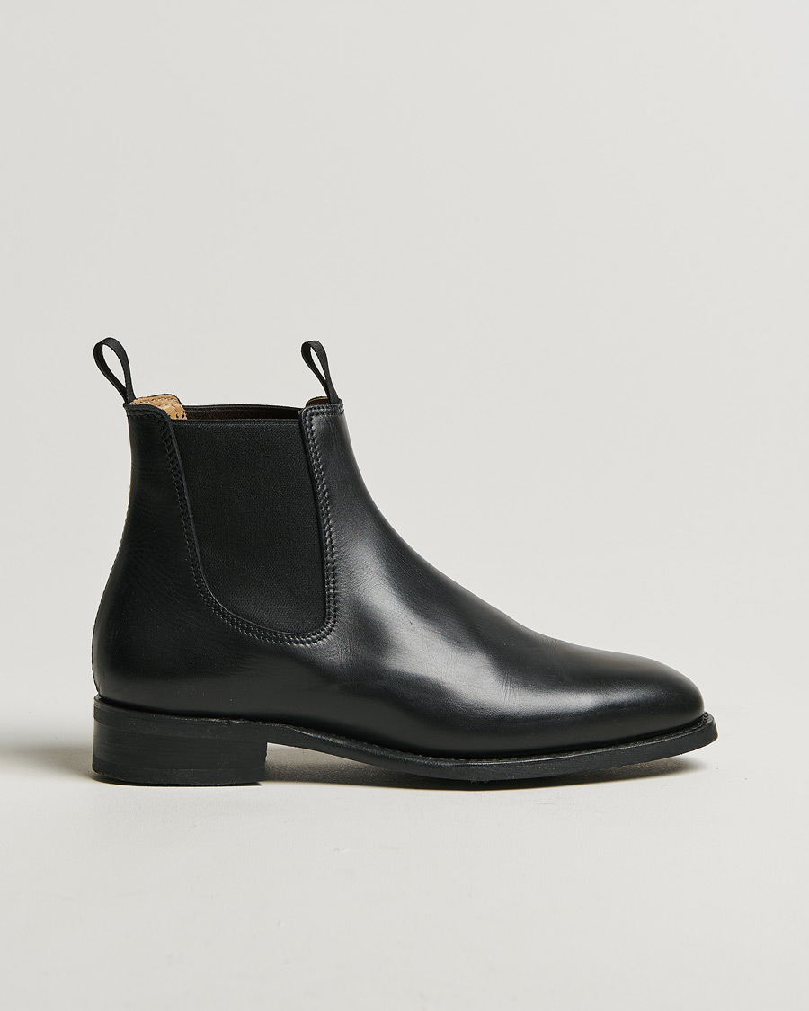 Herr | Myrqvist Granhult Chelsea Boot Black Calf | Pre-owned | Myrqvist Granhult Chelsea Boot Black Calf