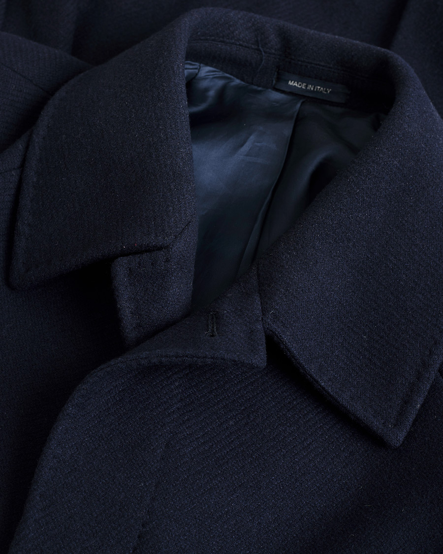 Herr | Pini Parma Raglan Coat Navy 52 | Pre-owned | Pini Parma Raglan Coat Navy 52