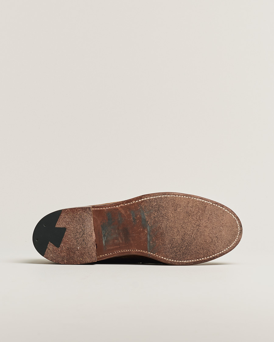 Herr | Alden 6243F Unlined Leisure Handsewn Penny Loafer Suede US8 - EU41,5 | Pre-owned | Alden 6243F Unlined Leisure Handsewn Penny Loafer Suede US8 - EU41,5