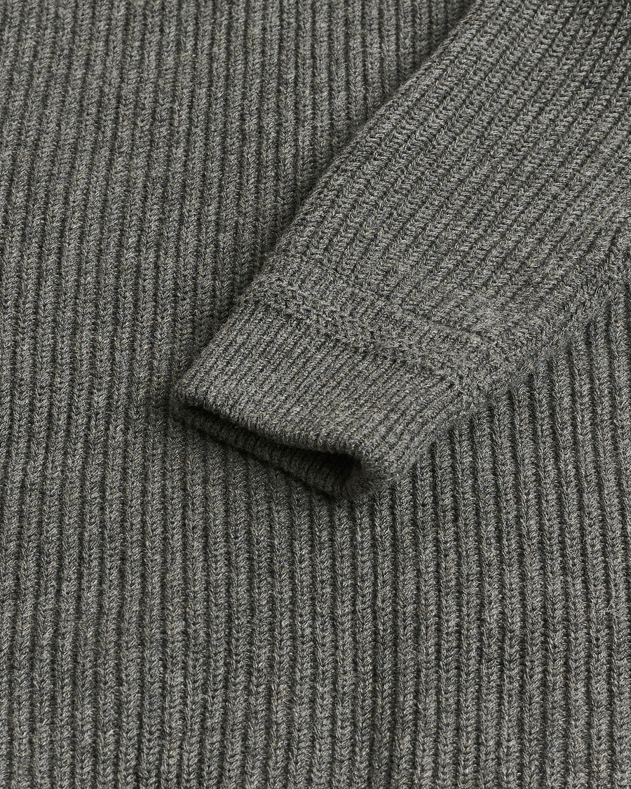 Herr | Pre-owned Jackor | Pre-owned | Polo Ralph Lauren Cashmere Blend Hybrid Full-Zip Dark Grey M