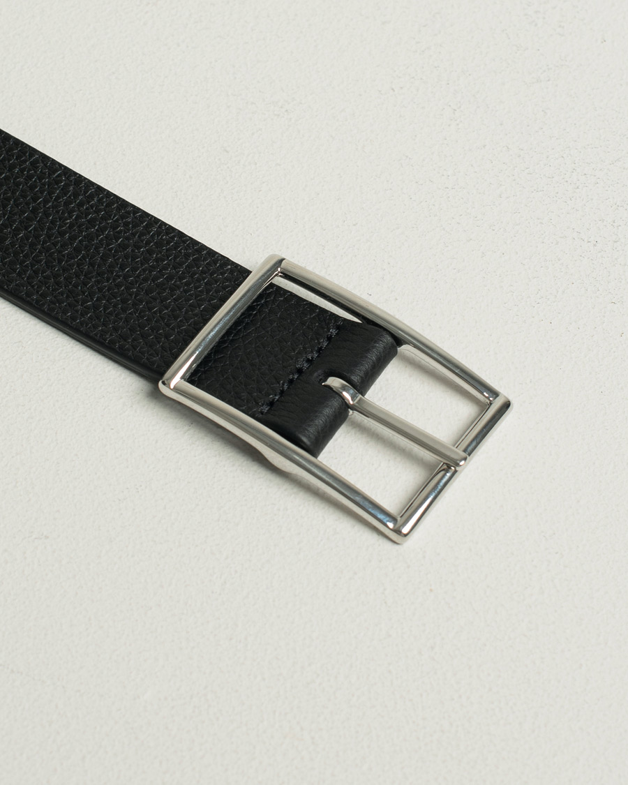 Herr | Pre-owned Accessoarer | Pre-owned | Anderson's Reversible Grained Leather Belt 3 cm Black/Brown