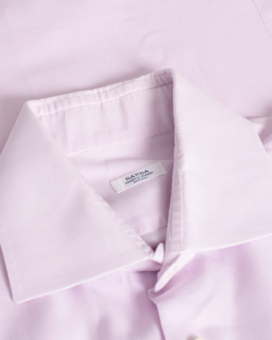 Herr | Pre-owned | Pre-owned | Barba Napoli Slim Dress Shirt Pink 39 - M