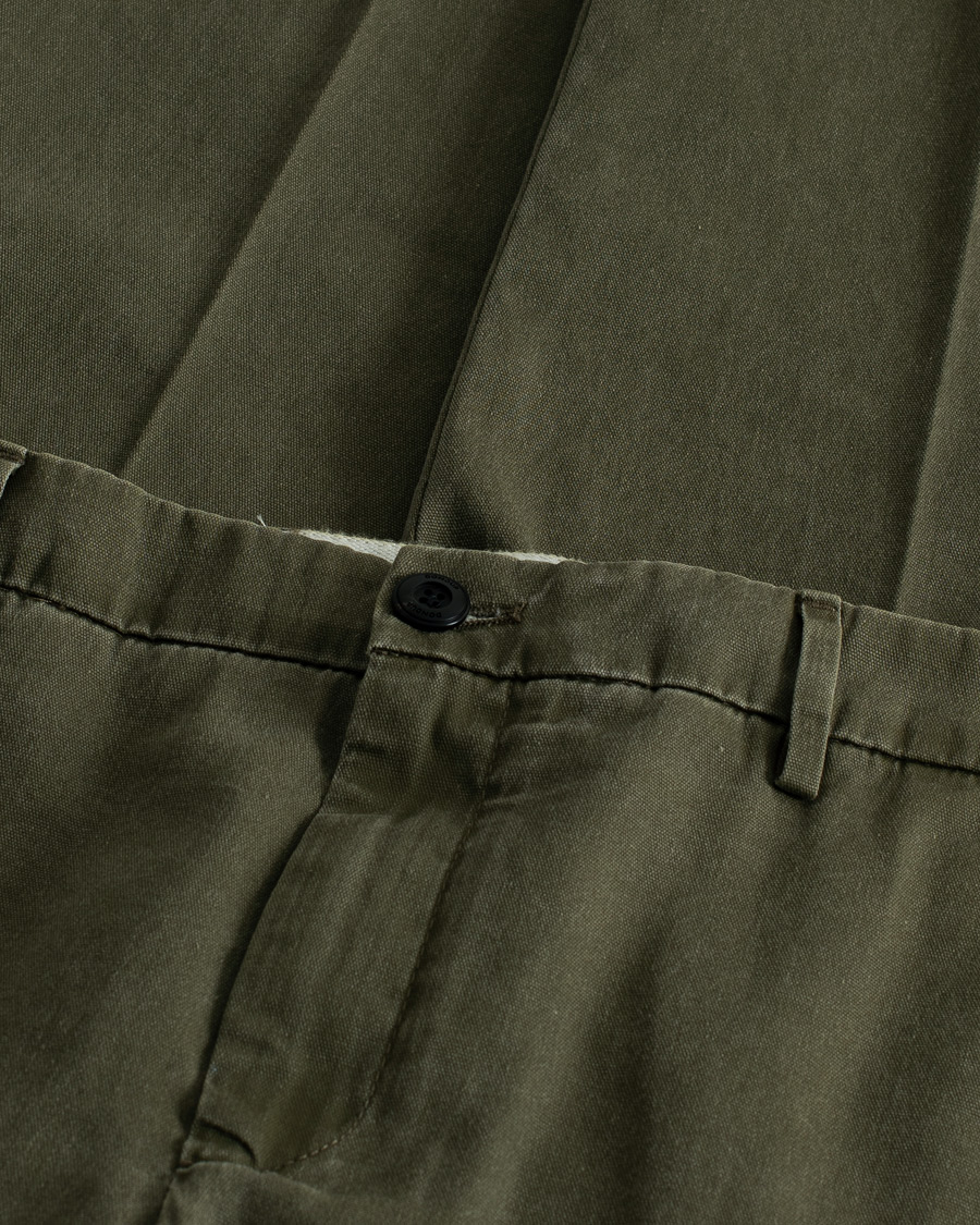 Herr | Pre-owned Byxor | Pre-owned | Dondup Joe Cotton Chinos Olive Green