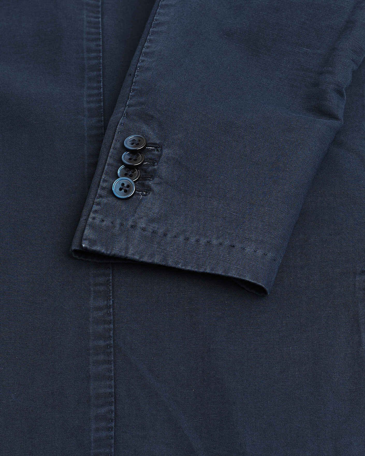 Herr | Pre-owned Kavajer | Pre-owned | L.B.M. 1911 Jack Regular Fit Cotton & Linen Blazer Navy 52