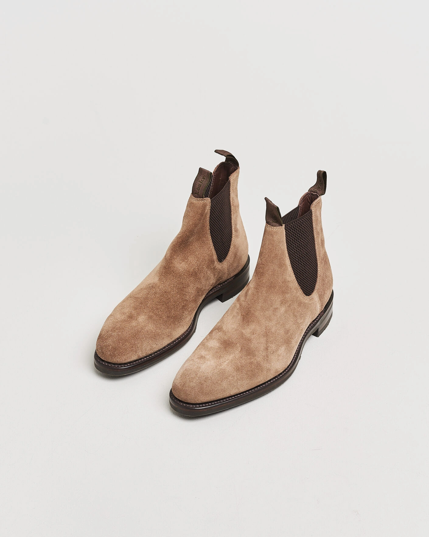 Herr | Pre-owned Randsydda skor | Pre-owned | Loake 1880 Emsworth Chelsea Boot Flint Suede UK9 - EU43