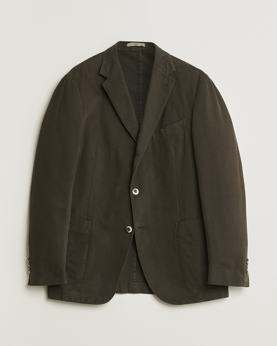 Herr | Pre-owned Kavajer | Pre-owned | Boglioli Cotton Blazer Brown 52