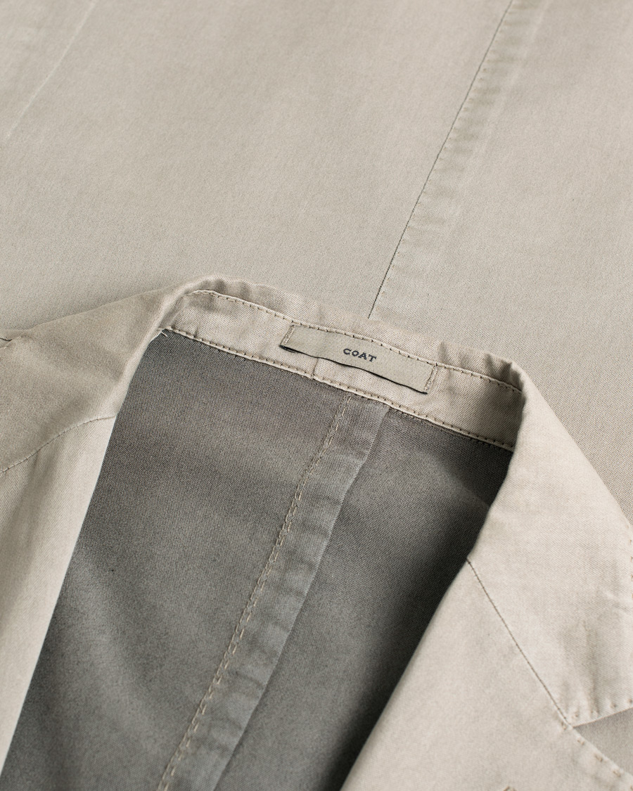Herr | Pre-owned Kavajer | Pre-owned | Boglioli K Jacket Cotton Blazer Stone 54