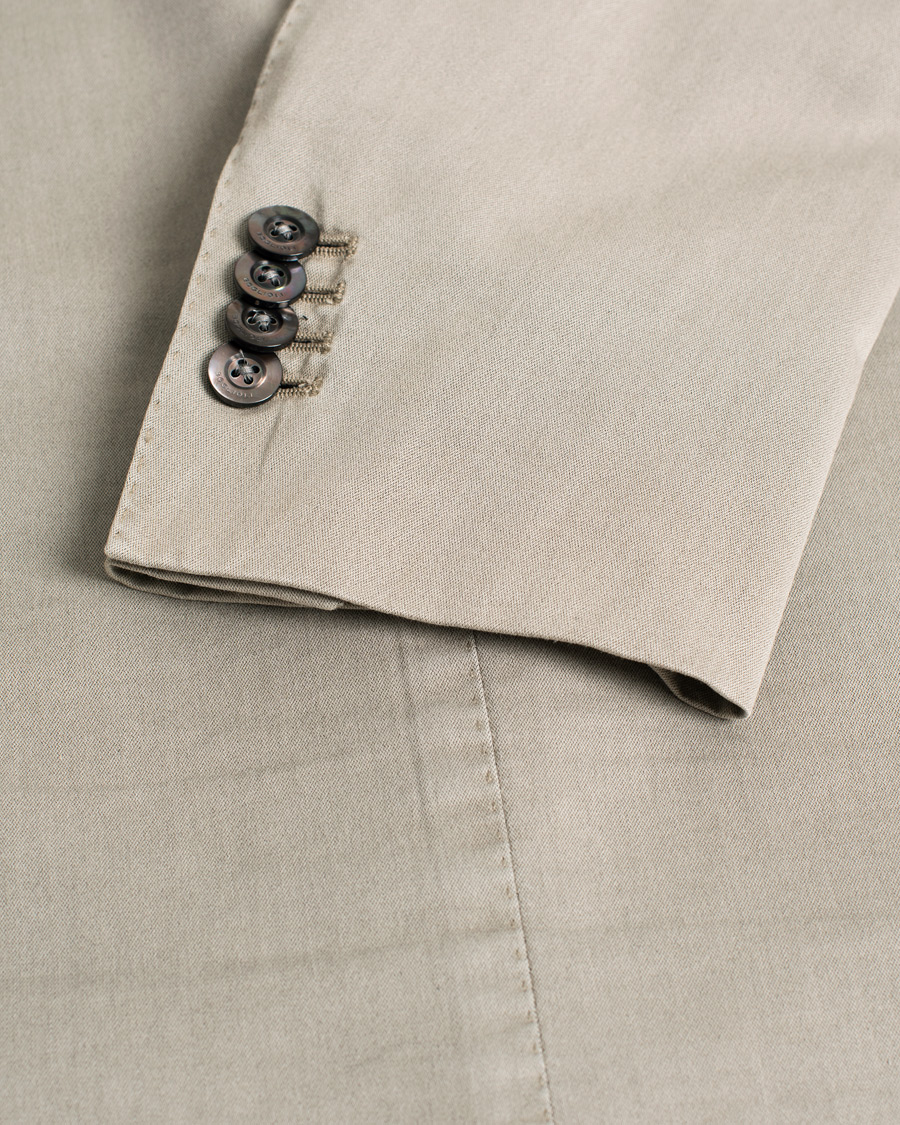 Herr | Pre-owned Kavajer | Pre-owned | Boglioli K Jacket Cotton Blazer Stone 54