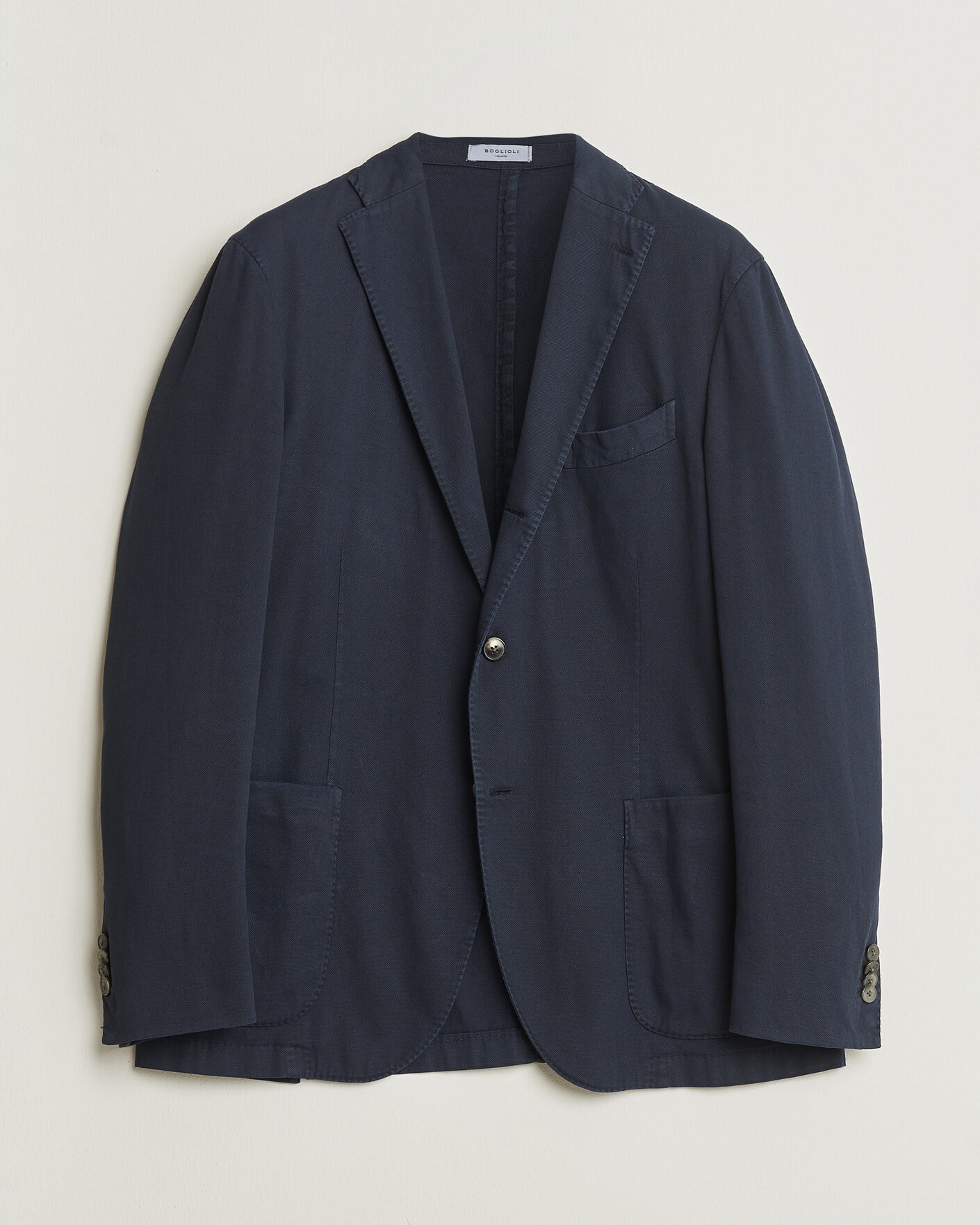 Herr | Pre-owned Kavajer | Pre-owned | Boglioli K Jacket Cotton Stretch Blazer Navy 52