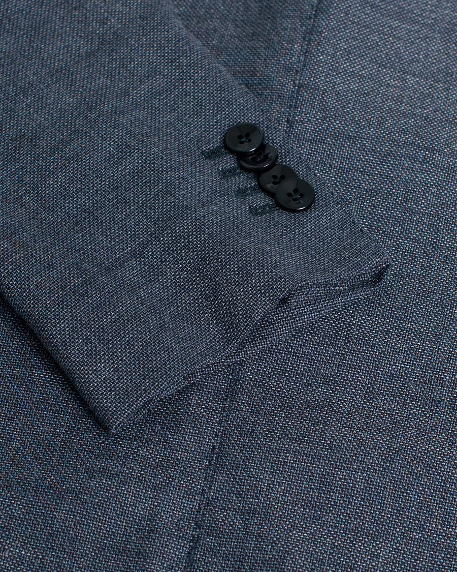 Herr | Boglioli K Jacket Wool Hopsack Blazer Grey 52 | Pre-owned | Boglioli K Jacket Wool Hopsack Blazer Grey 52