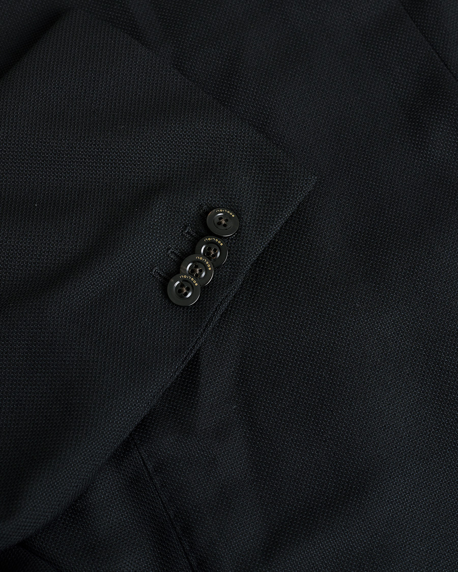 Herr | Pre-owned Kavajer | Pre-owned | Boglioli K Jacket Wool Hopsack Blazer Black