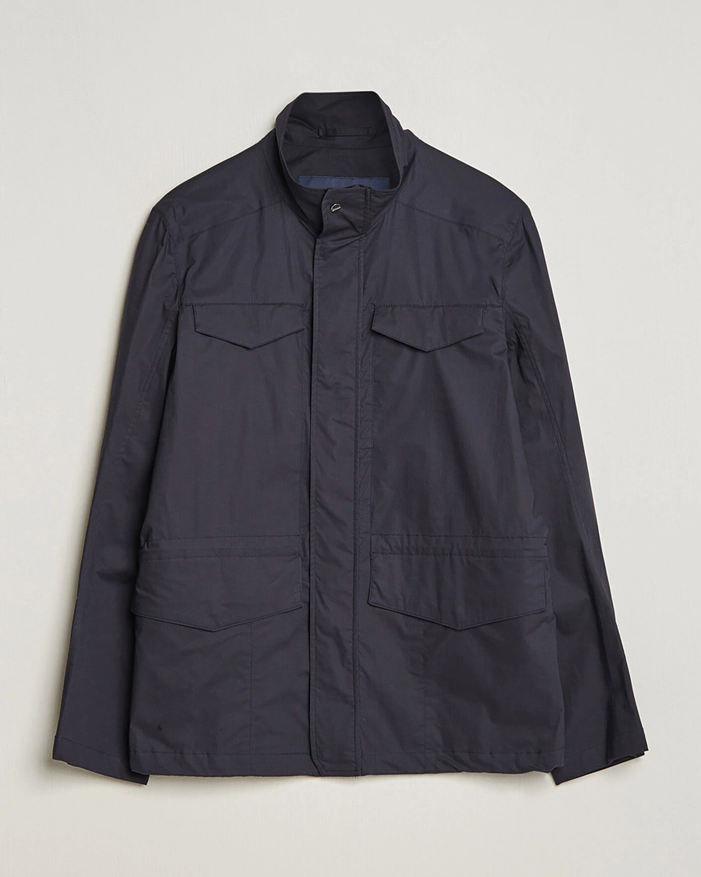 Herr | Pre-owned Jackor | Pre-owned | Herno Lightwieght Cotton Field Jacket Navy 50