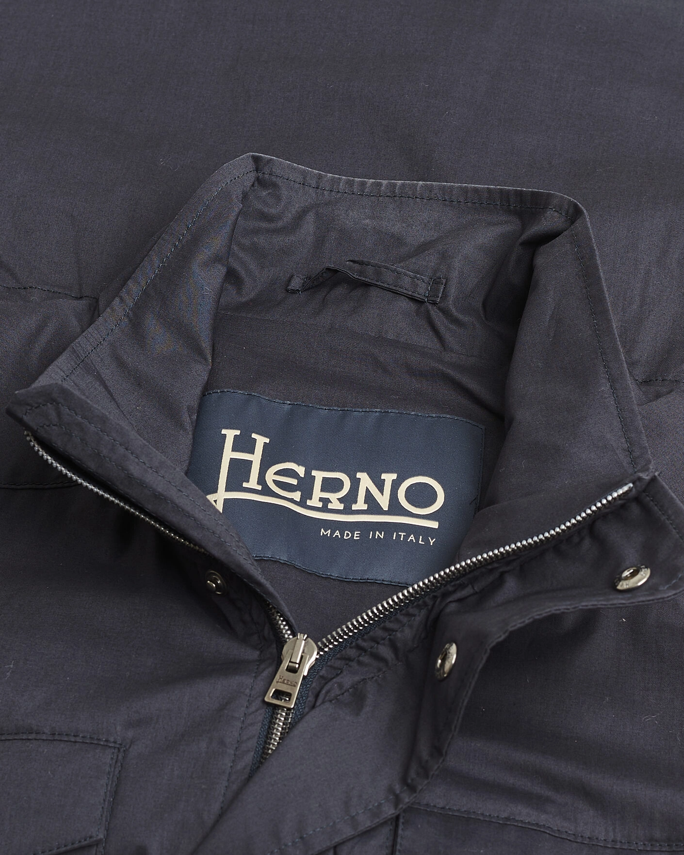 Herr | Pre-owned Jackor | Pre-owned | Herno Lightwieght Cotton Field Jacket Navy 50