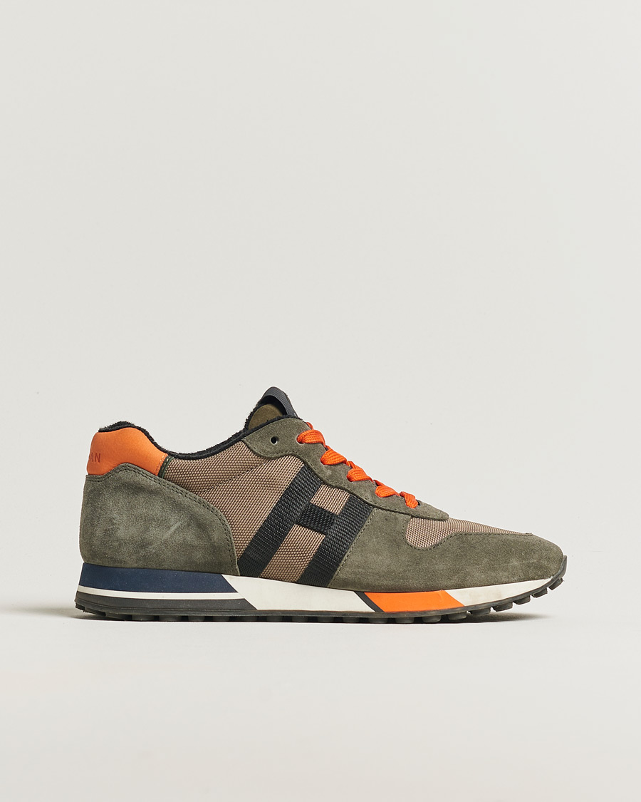 Herr | Hogan H86 Sneakers Grey/Orange UK6 - EU39,5 | Pre-owned | Hogan H86 Sneakers Grey/Orange UK6 - EU39,5