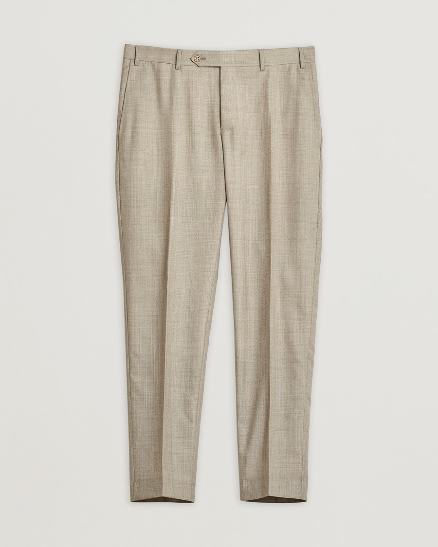 Herr | Pre-owned Kostymer | Pre-owned | Canali Wool Suit Beige Melange 48