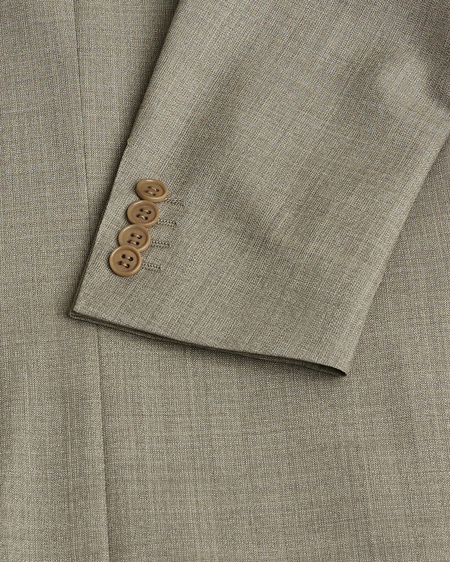 Herr | Pre-owned Kostymer | Pre-owned | Canali Wool Suit Beige Melange 48