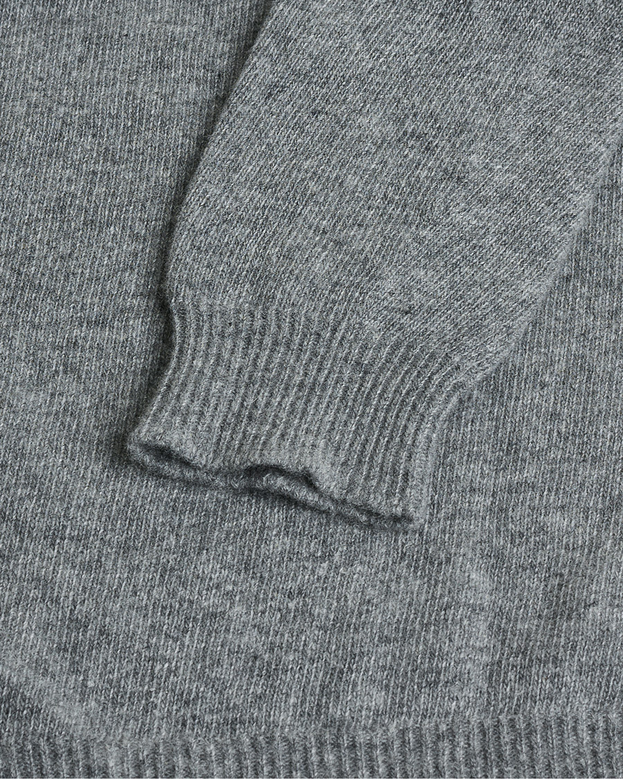 Herr | Pre-owned Tröjor | Pre-owned | Jil Sander Cashmere/Merino Round Neck Sweater Grey Melange