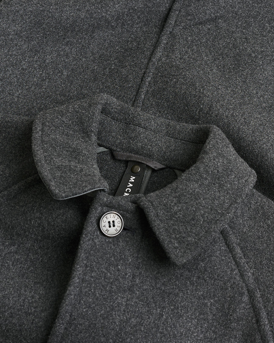 Herr | Pre-owned Jackor | Pre-owned | Mackintosh Boston Wool Overcoat Grey M