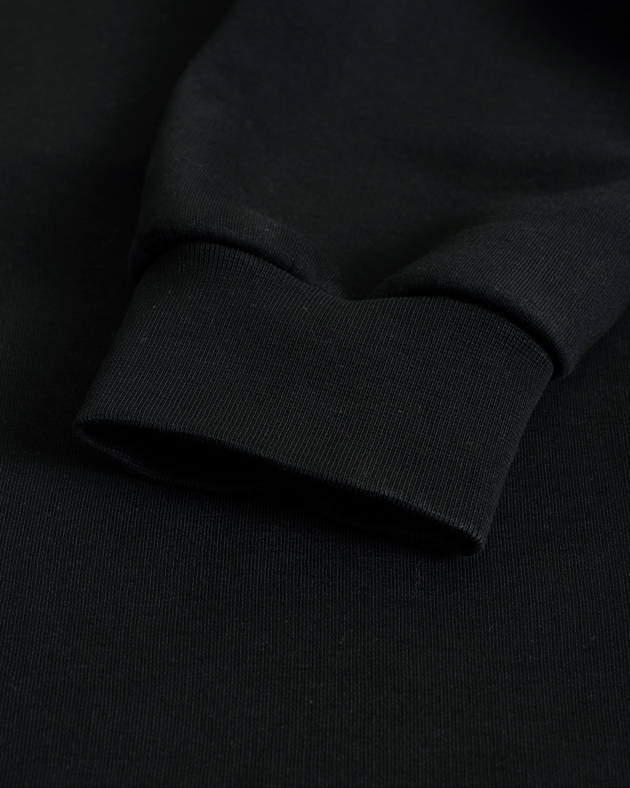 Herr | Acne Studios Half Zip Sweatshirt Black L | Pre-owned | Acne Studios Half Zip Sweatshirt Black L