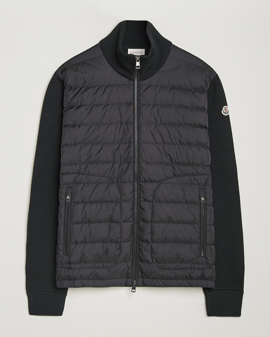 Herr | Pre-owned Jackor | Pre-owned | Moncler Hybrid Zip Cardigan Black S