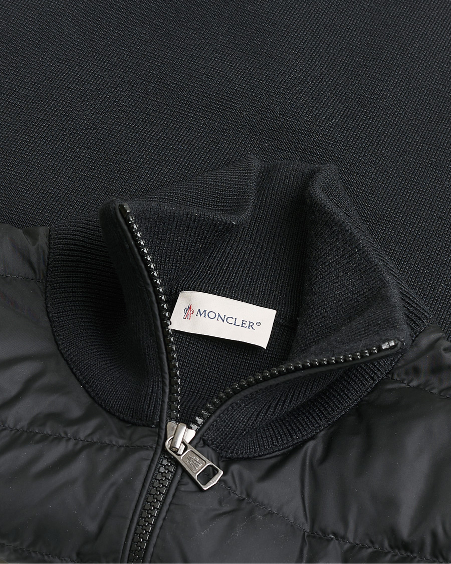 Herr | Pre-owned Jackor | Pre-owned | Moncler Hybrid Zip Cardigan Black S