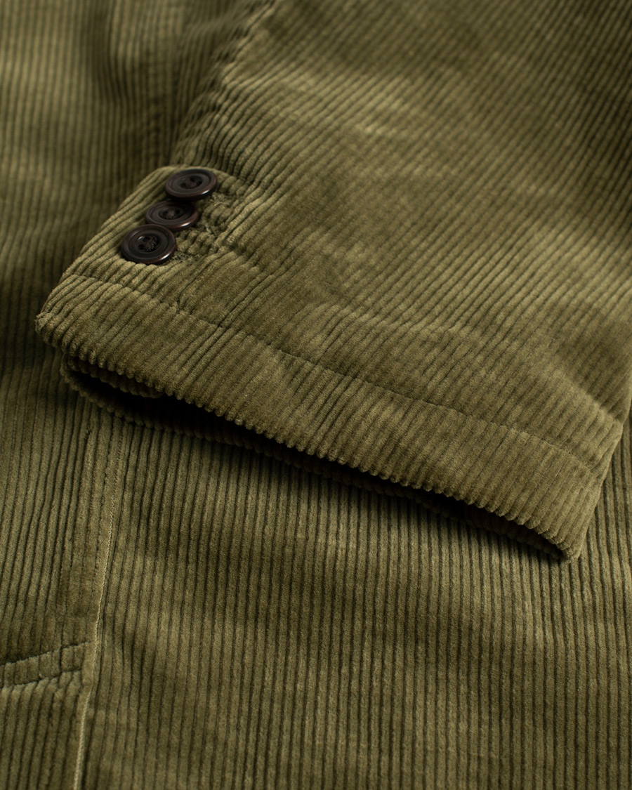 Herr | Kavajer | Pre-owned | Polo Ralph Lauren Corduroy Stretch Blazer Country Olive