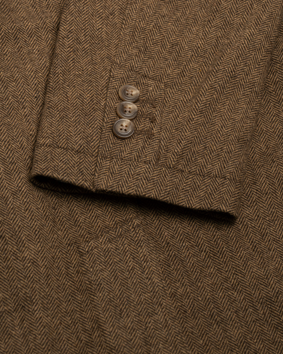 Herr | Kavajer | Pre-owned | Polo Ralph Lauren Classic Herringbone Sportcoat Brown/Tan