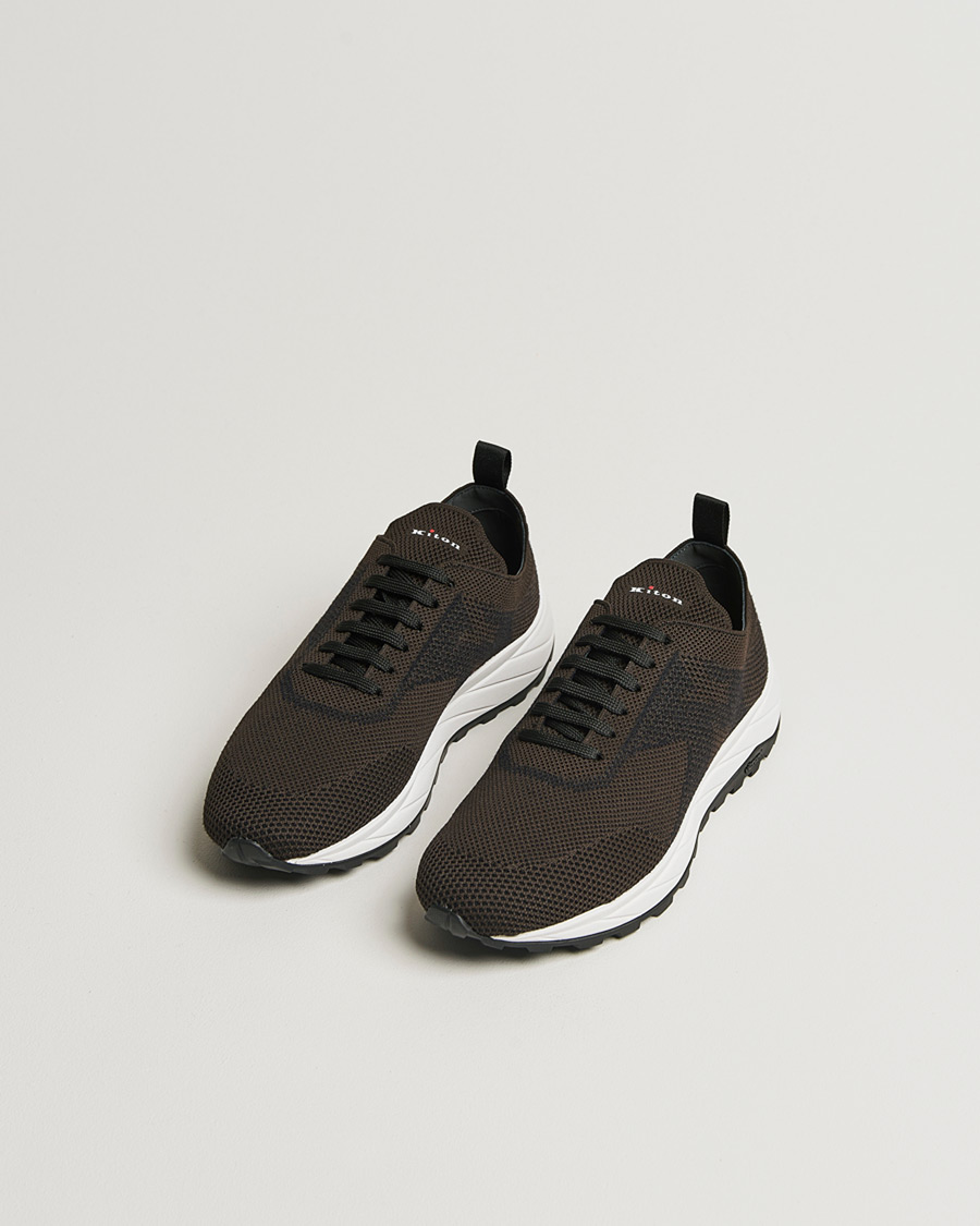 Herr | Pre-owned Skor | Pre-owned | Kiton Running Sneakers Dark Brown 43