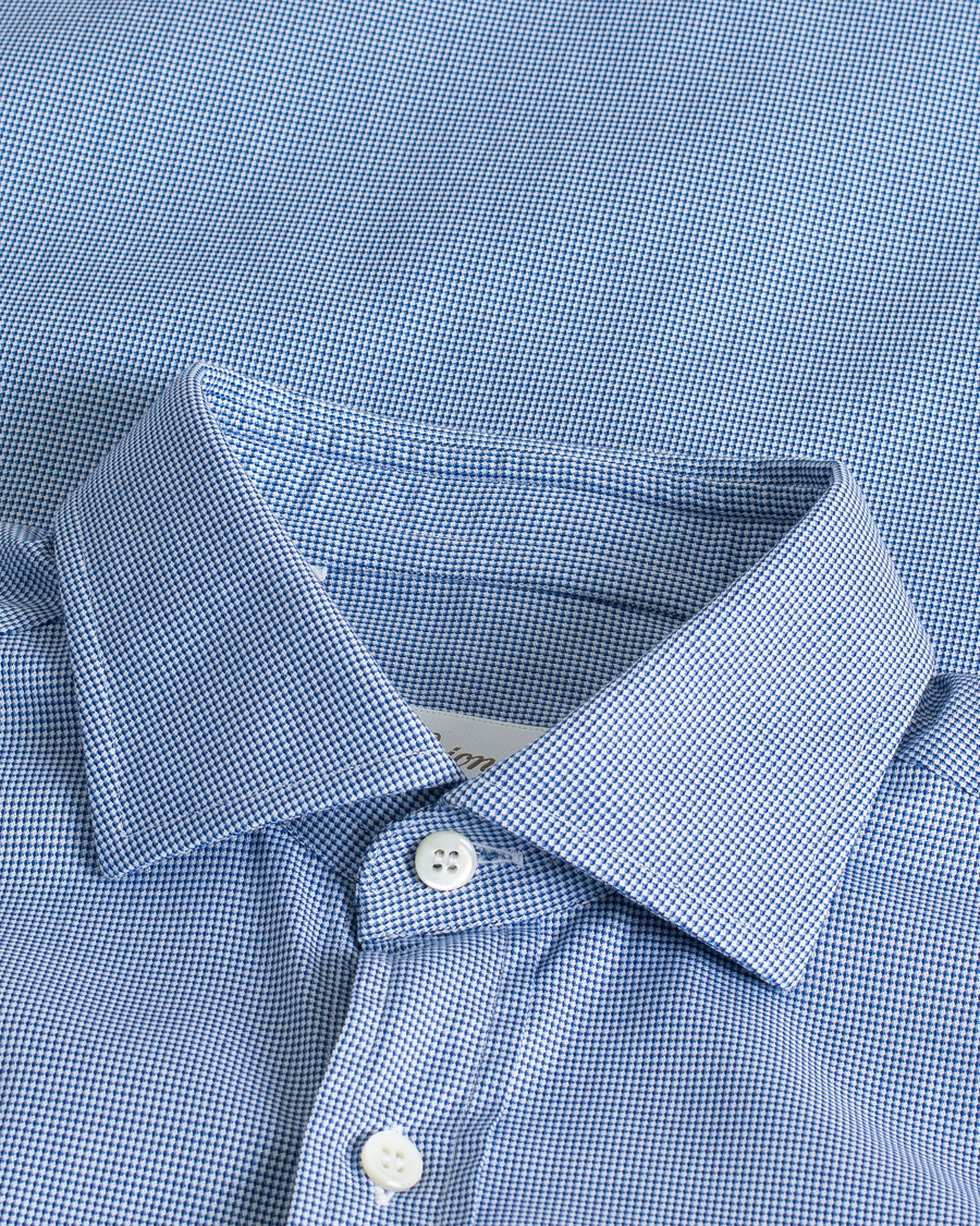 Herr | Brioni Slim Fit Micro Structure Dress Shirt Light Blue | Pre-owned | Brioni Slim Fit Micro Structure Dress Shirt Light Blue