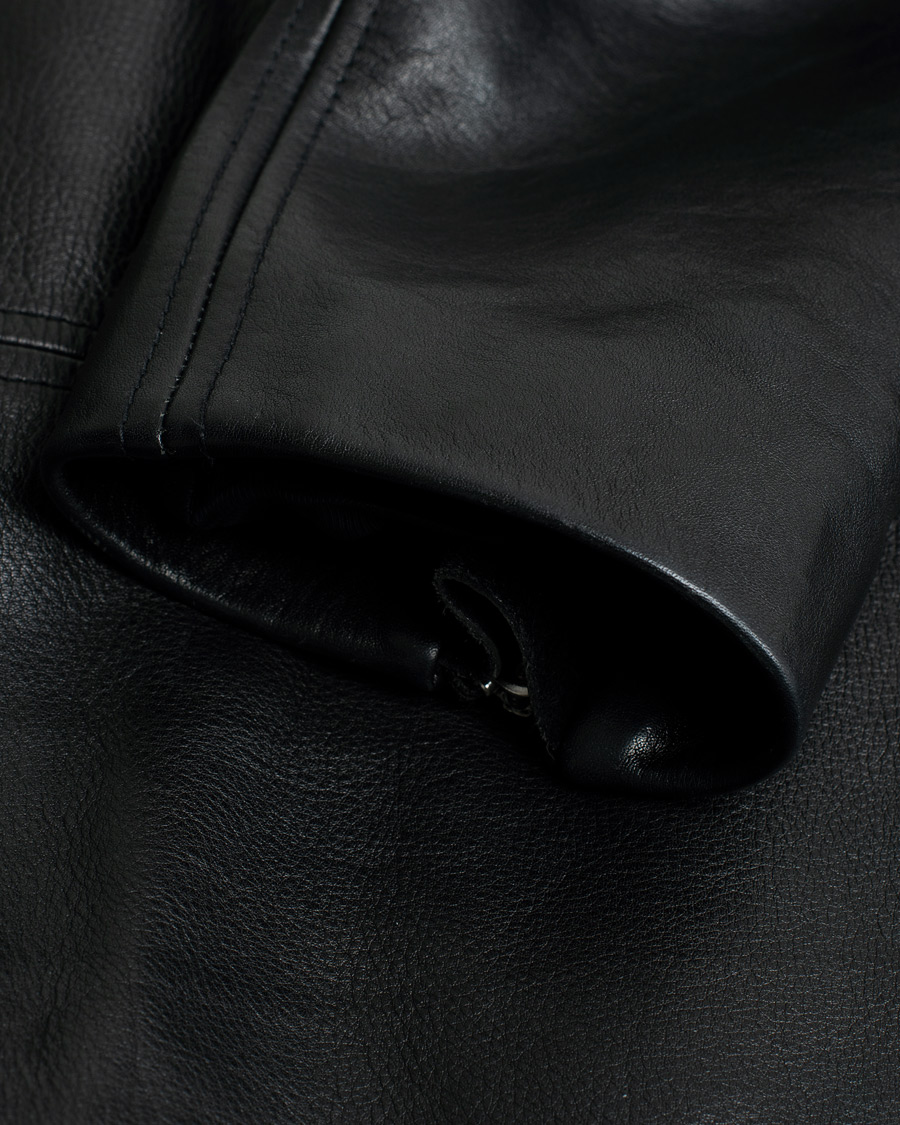 Herr | Acne Studios Biker Leather Jacket Black 46 | Pre-owned | Acne Studios Biker Leather Jacket Black 46