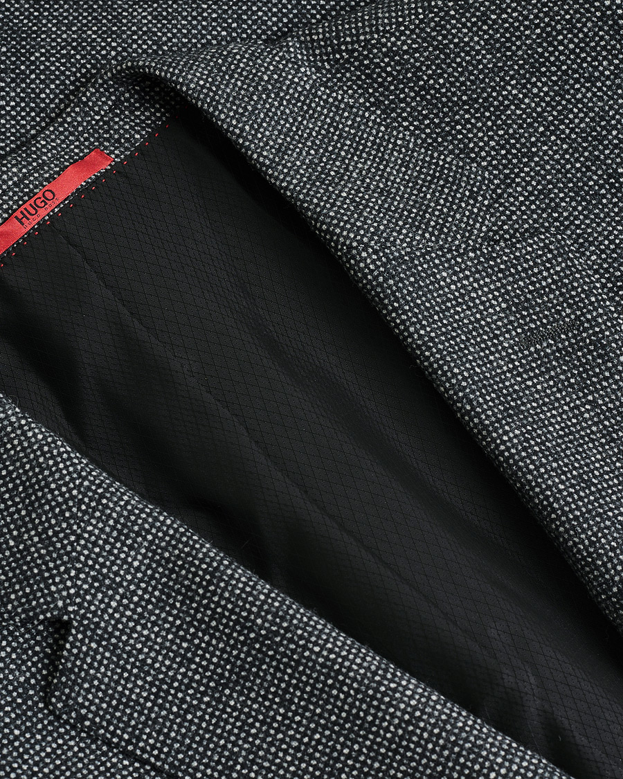 Herr | Pre-owned Kavajer | Pre-owned | HUGO Flannel Wool Blazer Grey 54