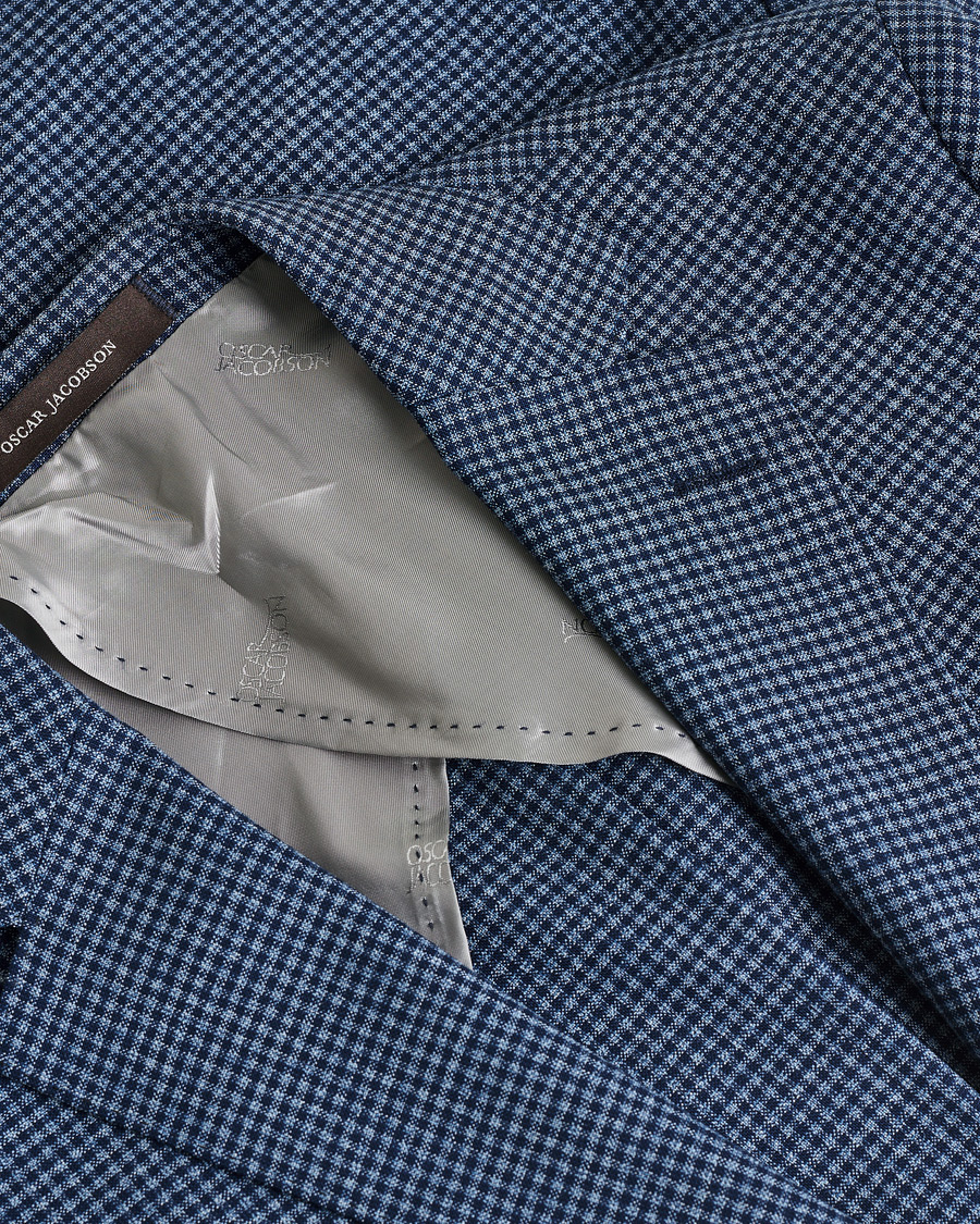 Herr | Pre-owned Kavajer | Pre-owned | Oscar Jacobson Ferry Check Wool Blazer Multi
