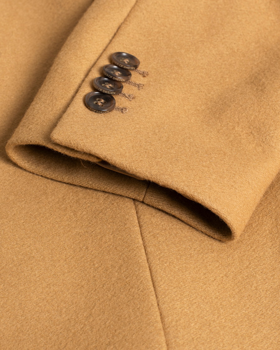 Herr | Pre-owned Jackor | Pre-owned | Tiger of Sweden Seder Wool/Cashmere Coat Camel 54