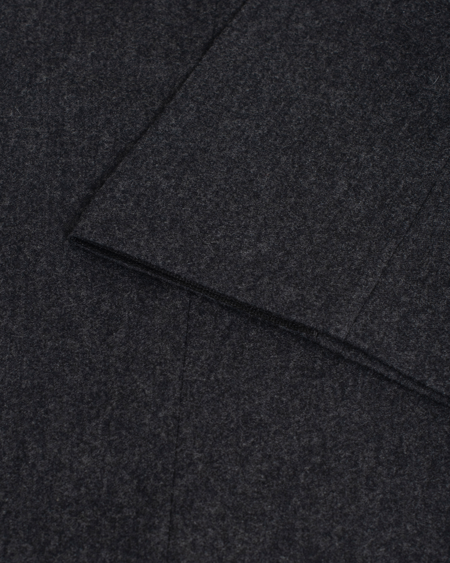 Herr | Pal Zileri Straight Fit Flannel Trousers Dark Grey 50 | Pre-owned | Pal Zileri Straight Fit Flannel Trousers Dark Grey 50