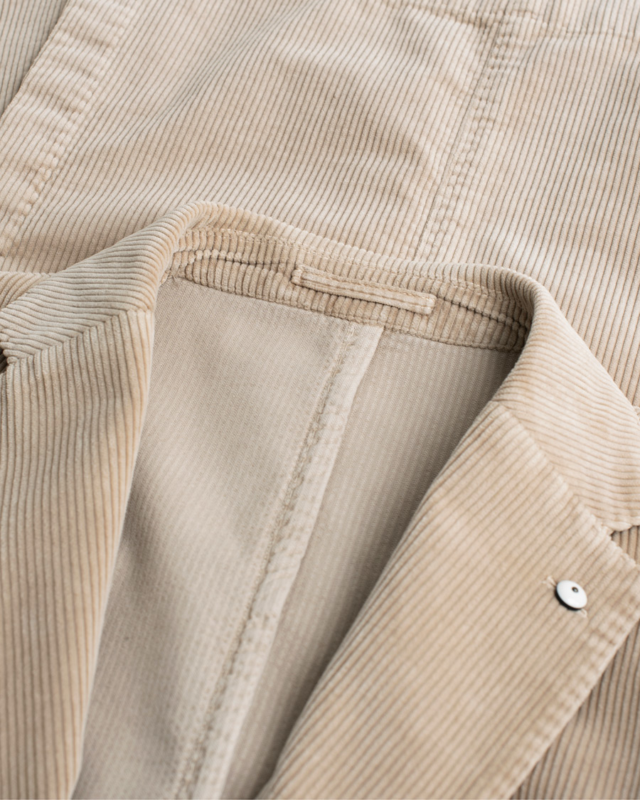 Herr | L.B.M. 1911 Jack Corduroy Blazer Beige | Pre-owned | L.B.M. 1911 Jack Corduroy Blazer Beige