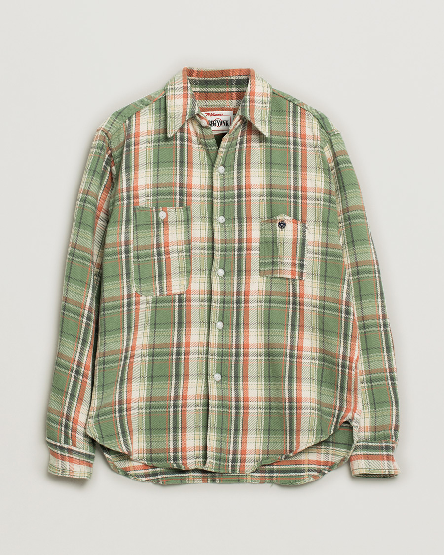 Herr | Skjortor | Pre-owned | Big Yank 1942 Flannel Shirt Green Check S
