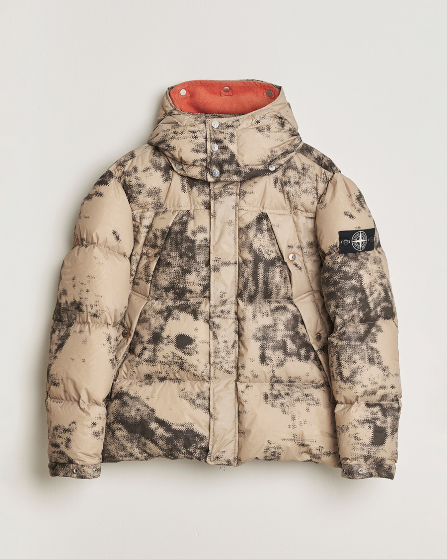 Herr | Pre-owned Jackor | Pre-owned | Stone Island Thermo Sensitive Camo Down Jacket Dove Grey L