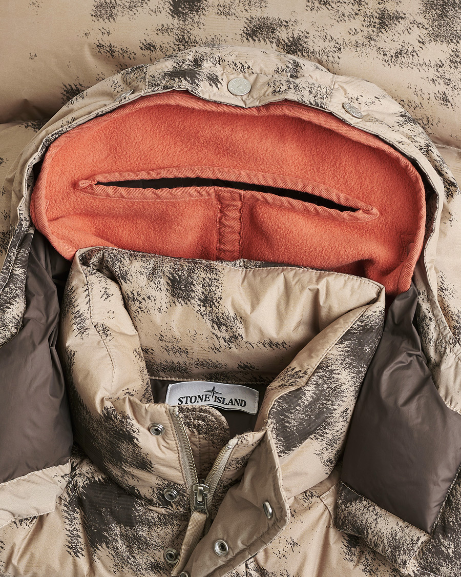 Herr | Pre-owned Jackor | Pre-owned | Stone Island Thermo Sensitive Camo Down Jacket Dove Grey L