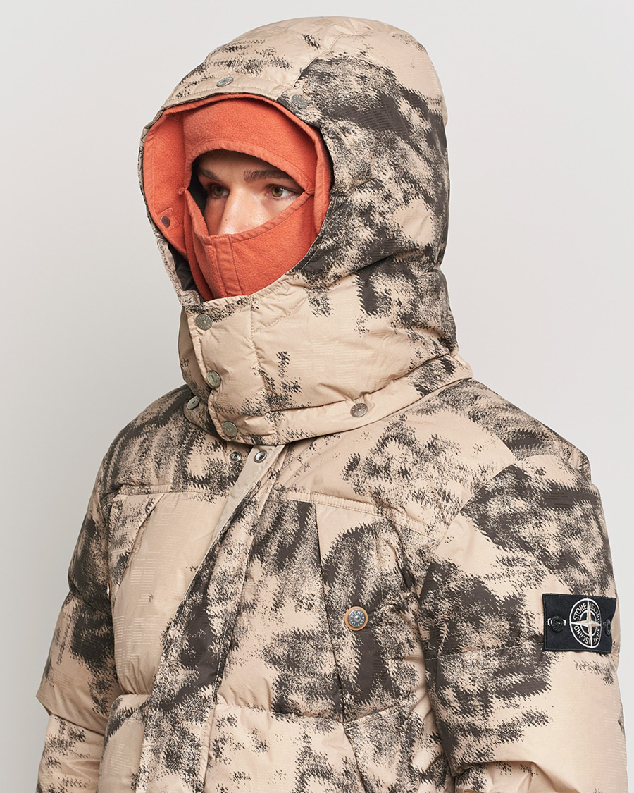 Herr | Pre-owned Jackor | Pre-owned | Stone Island Thermo Sensitive Camo Down Jacket Dove Grey L