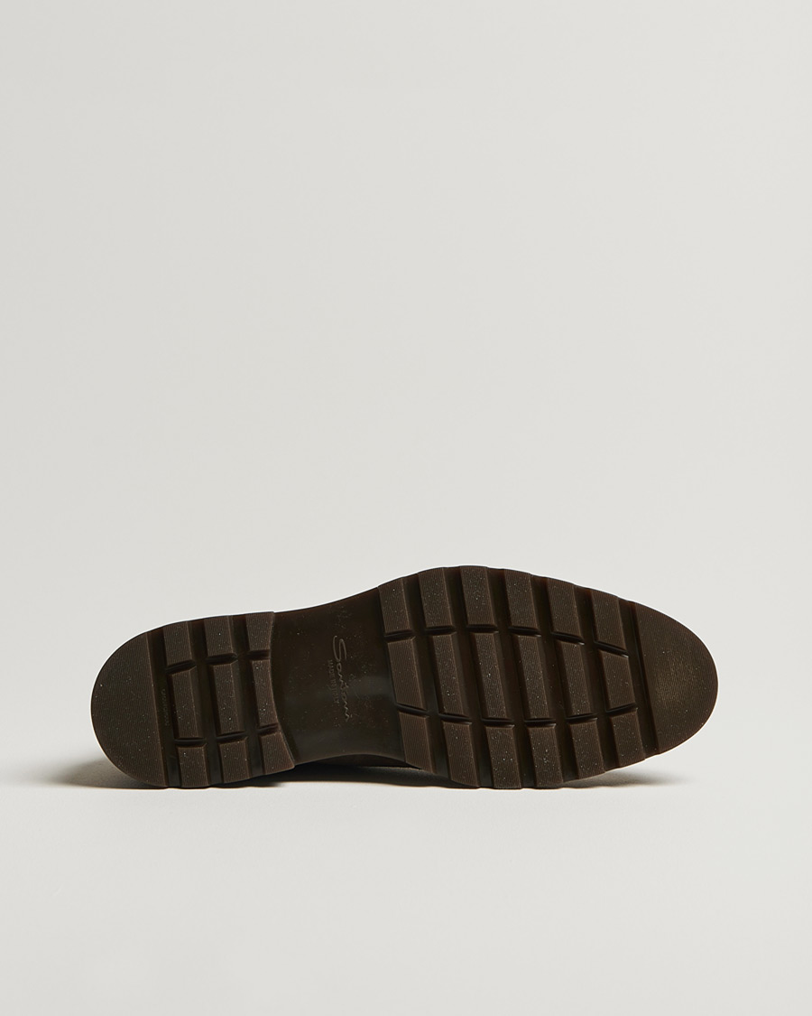 Herr | Pre-owned Skor | Pre-owned | Santoni Winter Chukka Boot Dark Brown Suede UK10 - EU44