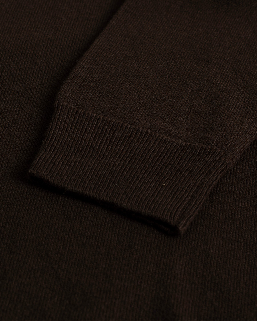 Herr | Zanone Virgin Wool/Cashmere Rollneck Brown 50 | Pre-owned | Zanone Virgin Wool/Cashmere Rollneck Brown 50