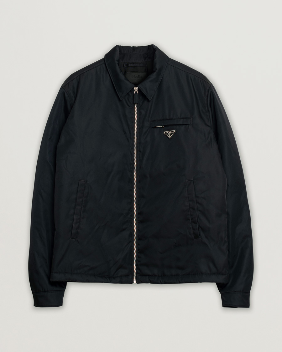 Herr | Prada Re-Nylon Lifestyle Jacket Black 52 | Pre-owned | Prada Re-Nylon Lifestyle Jacket Black 52