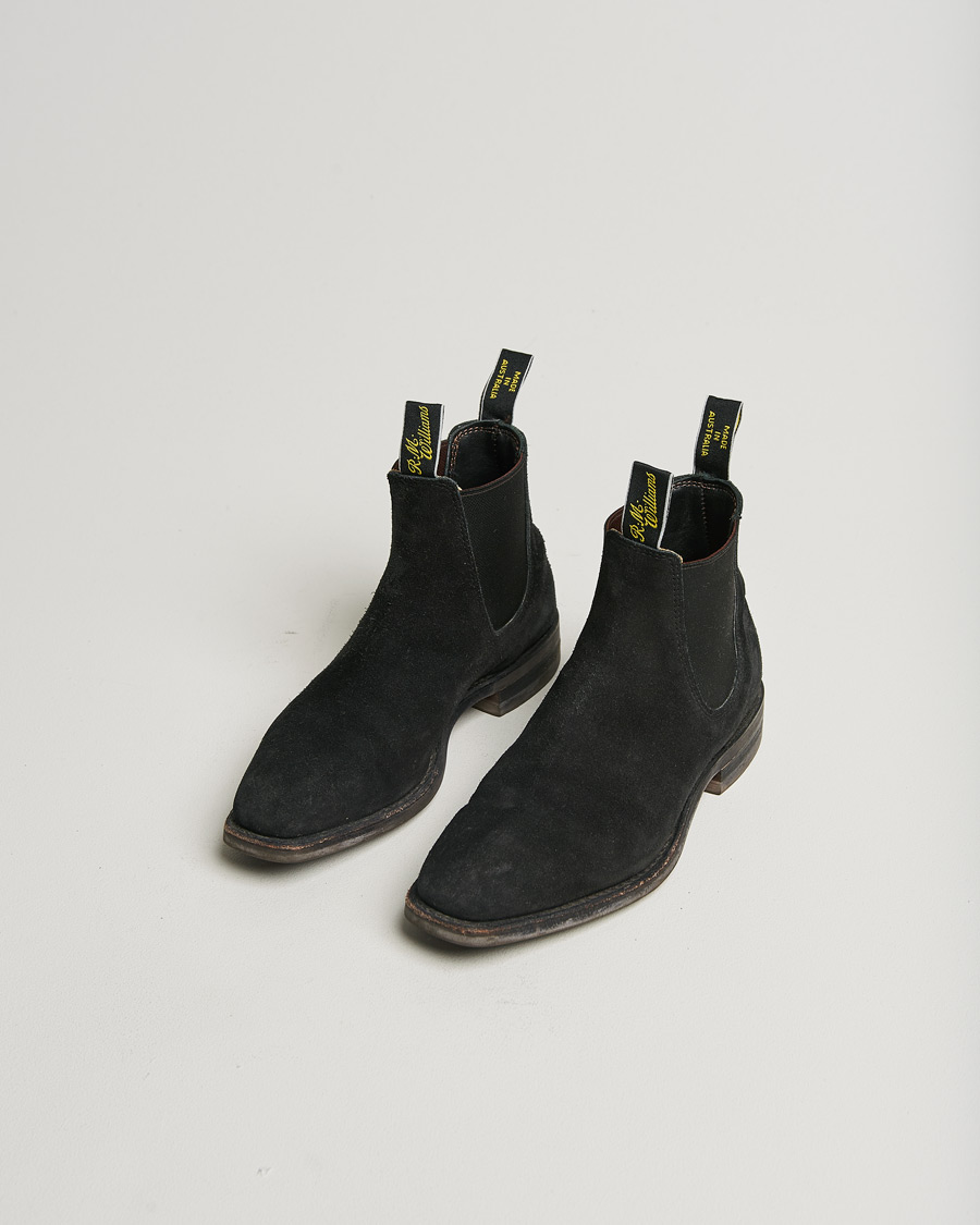 Herr | Pre-owned Skor | Pre-owned | R.M.Williams Craftsman G Boot Black Suede UK6,5 - EU40