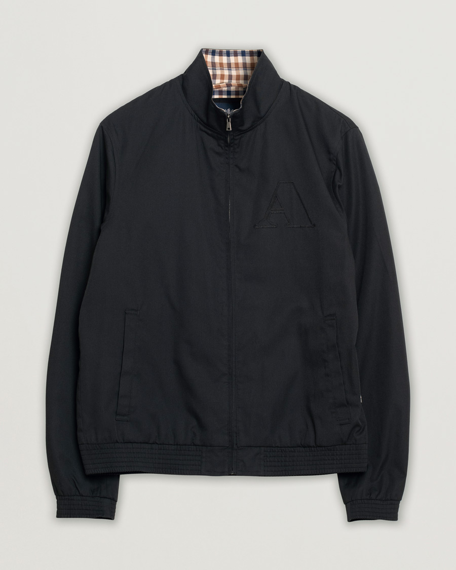 Herr | Jackor | Pre-owned | Aquascutum Harrington Jacket Black S