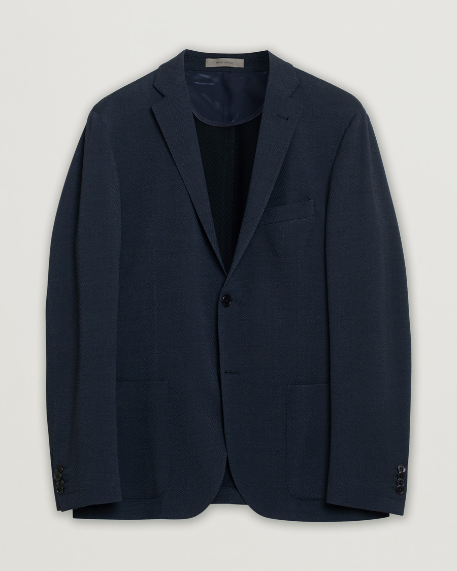 Herr | Pre-owned Kavajer | Pre-owned | Corneliani Wool Blazer Navy 50