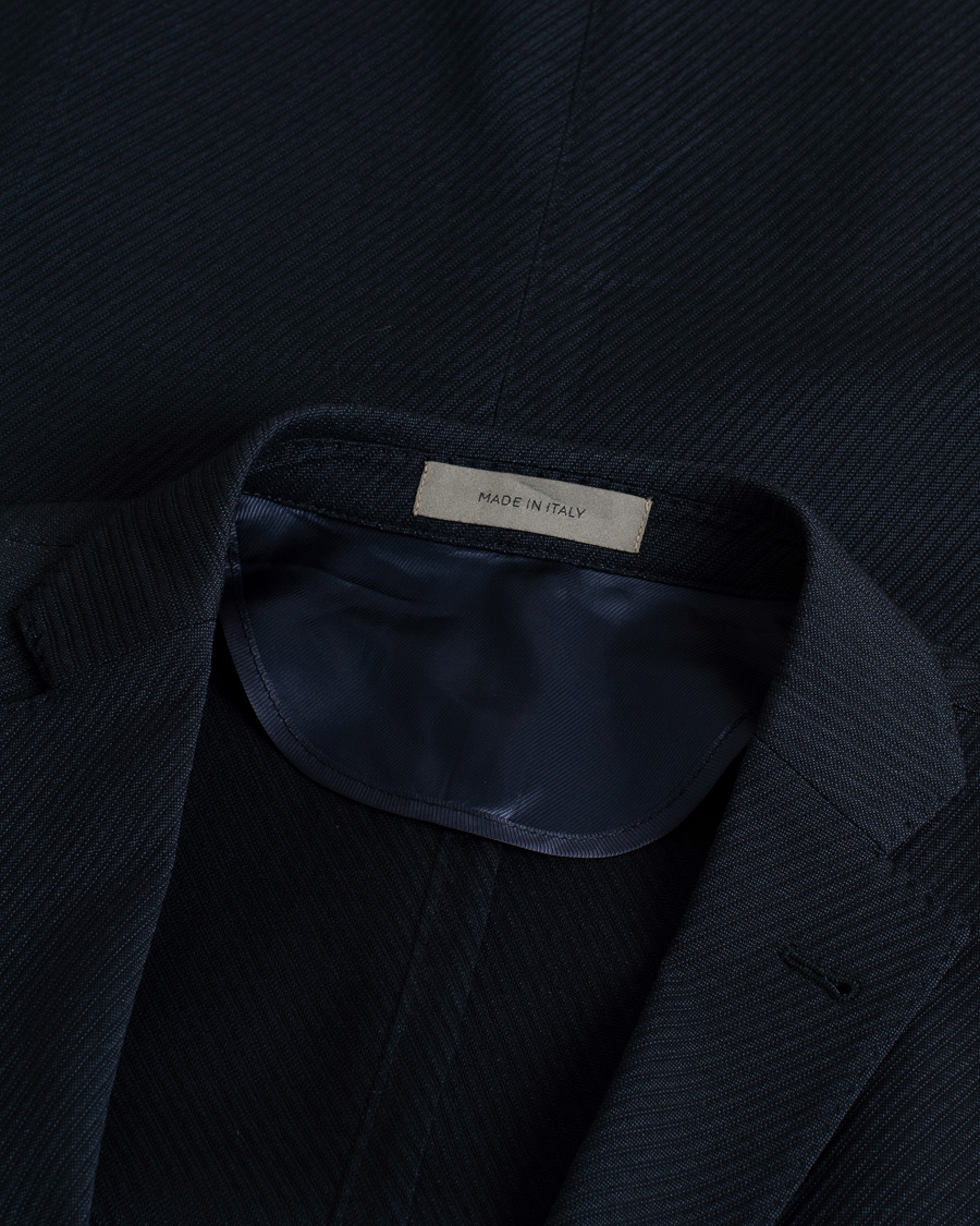 Herr | Pre-owned Kavajer | Pre-owned | Corneliani Wool Blazer Navy 50