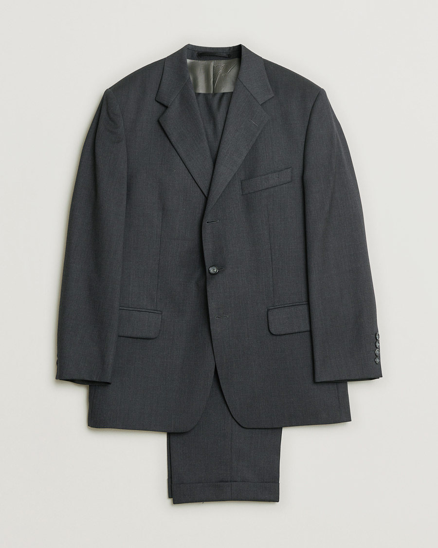 Herr | Pre-owned Kostymer | Pre-owned | Oscar Jacobson Vintage Wool Suit Dark Grey 50